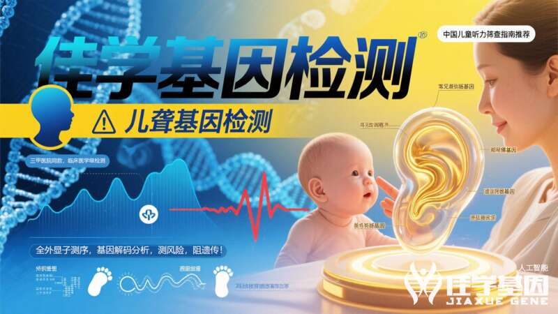 【佳学基因检测】 <font color='red'>耳</font>聋基因检测项目介绍